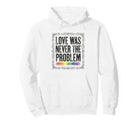 l'amour n'a jamais été Le problème | LGBTQ Pride Rainbow Sweat à Capuche