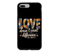 l'amour ne Compte Pas Les différences Soutien à la Sensibilisation à l'Autisme Coque pour iPhone 7 Plus/8 Plus