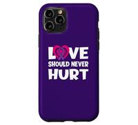 l'amour ne devrait jamais nuire à la Violence narcissique Violence Domestique Coque pour iPhone 11 Pro
