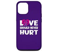 l'amour ne devrait jamais nuire à la Violence narcissique Violence Domestique Coque pour iPhone 12/12 Pro