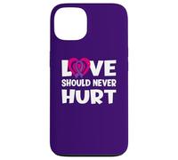 l'amour ne devrait jamais nuire à la Violence narcissique Violence Domestique Coque pour iPhone 13