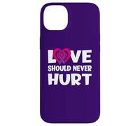 l'amour ne devrait jamais nuire à la Violence narcissique Violence Domestique Coque pour iPhone 14 Plus