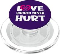 l'amour ne devrait jamais nuire à la Violence narcissique Violence Domestique PopSockets PopGrip pour MagSafe