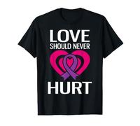 l'amour ne devrait jamais nuire à la Violence narcissique Violence Domestique T-Shirt Graphique avec Valeur