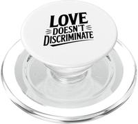 l'amour ne Fait Pas de Discrimination, égalité, Message de fierté PopSockets PopGrip pour MagSafe
