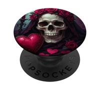 l'amour ne Meurt jamais PopSockets PopGrip Adhésif