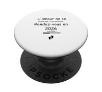l'amour ne se divise Pas il se multiplie Rendez-Vous en 2026 PopSockets PopGrip Adhésif