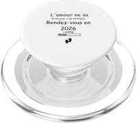 l'amour ne se divise Pas il se multiplie Rendez-Vous en 2026 PopSockets PopGrip pour MagSafe