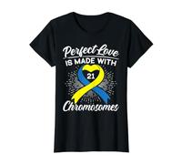 l'amour Parfait est Fait avec 21 Chromosomes Syndrome de Down T-Shirt Graphique avec Valeur