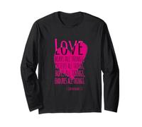 l'amour Porte Toutes Choses... 1 Corinthiens 13 Manche Longue