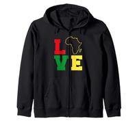 l'amour pour l'Afrique Sweat à Capuche