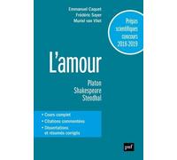 L'amour - Prépas Scientifiques - Français/Philosophie - Edition 2018-2019