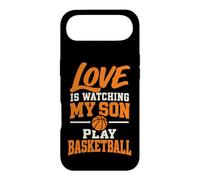 l'amour Regarde Mon Fils Jouer au Basket Papa Maman Coque pour iPhone Air