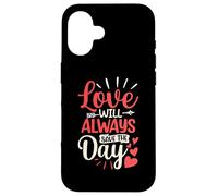 l'amour sauvera Toujours la journée Coque pour iPhone 16