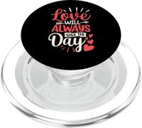 l'amour sauvera Toujours la journée PopSockets PopGrip pour MagSafe