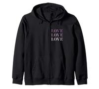l'amour s'efface pour Devenir l'amour, l'amour, l'amour Sweat à Capuche