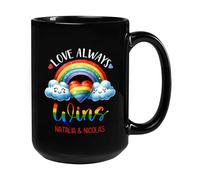 L'Amour Triomphe Toujours Mug Durable Tasse À Thé Céramique Tasse À Café Idée Cadeau Pour Collègue Bureau Noël 330Ml