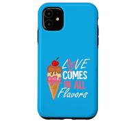 L'amour vient dans toutes les flovors Coque pour iPhone 11