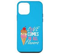 L'amour vient dans toutes les flovors Coque pour iPhone 12 mini