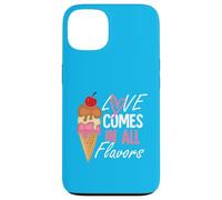 L'amour vient dans toutes les flovors Coque pour iPhone 13