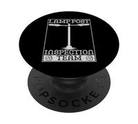 Lamp Post Inspection Team Funny Geocaching Geocache Lover PopSockets PopGrip Adhésif