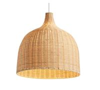 Lamp Shade Natural Style Chandelier Lighting Rattan Pendant Wicker Woven Hanging Light Kitchen for Living Room Bedroom Restaurant Cafe(60cm*60cm)