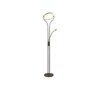 Lamp staand 18 W dimbaar 180 cm zilverkleurig282415