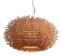Lamp Wooden Chopsticks Stacked Chandelier Innovative Personality Solid Wood Decorative Bedroom Living Room Balcony Ceiling Light Adjustable E26/