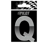 Lampa 07126 T-4 Autocollant avec symbole "Q" Chromé 70 mm