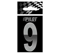 Lampa 07195 T-5 Autocollant « 9 », chromé, 56 mm