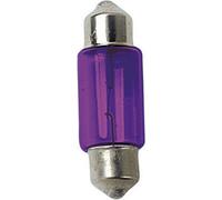 Lampa 12V lampe siluro - 11x31 mm - 10W - SV8,5-8 - 2 pcs - Blister - Violet