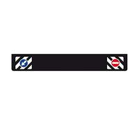 Lampa 14255 Pare-éclaboussures long en PVC, surface lisse - 240 x 35 cm, noir - Signaux