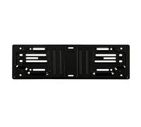 LAMPA 19922 Support de plaque d'immatriculation noir | Acier, design plat, entraxes variables, kit de montage, OEM 19922