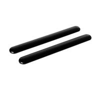 LAMPA 20597 Baguette et bande protectrice porte noir Paire