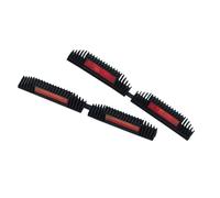 LAMPA 20650 Baguette et bande protectrice porte noir Paire
