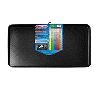 LAMPA 24011 Tapis de coffre doublure de coffre en caoutchouc tapis de coffre plateau de chargement noir Coffre à bagages