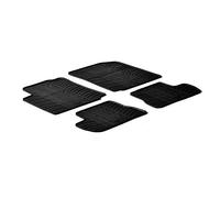 LAMPA 24331 Tapis de sol Caoutchouc noir Avant et Arrière Compatible avec CITROËN C2 3/5 portes JM
