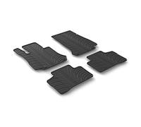 LAMPA 24479 Tapis de sol Caoutchouc noir Avant et Arrière Compatible avec MERCEDES-BENZ GLC SUV X253 GLC Coupé C253