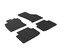 LAMPA 24481 Tapis de sol Caoutchouc noir Avant et Arrière Compatible avec VW Passat B8 Variant 3G5, CB5 Passat B8 Berline 3G2, CB2 Passat B8 Alltrack 3G5, CB5