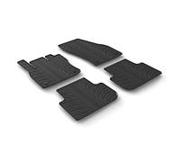 LAMPA 24489 Tapis de sol Caoutchouc noir Avant et Arrière Compatible avec VW Tiguan II AD1, AX1