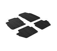 LAMPA 24518 Tapis de sol Caoutchouc noir Avant et Arrière