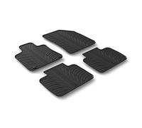 LAMPA 24539 Tapis de sol Caoutchouc noir Avant et Arrière