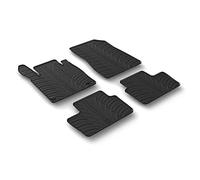 LAMPA 24547 Tapis de sol Caoutchouc noir Avant et Arrière Compatible avec NISSAN Juke II F16