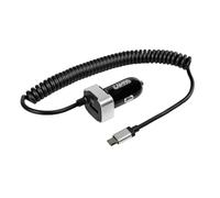 Lampa 38928 Chargeur de Voiture Micro USB avec Prise USB supplémentaire