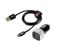 LAMPA 38941 Set 2 en 1-USB à Recharge Rapide Universel Câble Data/Chargeur Micro USB