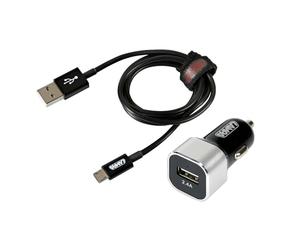 LAMPA 38941 Set 2 en 1-USB à Recharge Rapide Universel Câble Data/Chargeur Micro USB