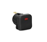 Lampa 45524 Interrupteur avec voyant LED - 12/24 V - Rouge - 10 A