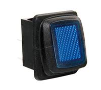 Lampa 45531 Interrupteur Étanche Commutateur avec LED Bleu