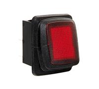 Lampa 45532 Interrupteur étanche avec LED, rouge