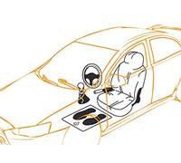 LAMPA 53007 Kit de Protection pour la Voiture, 5 pièces